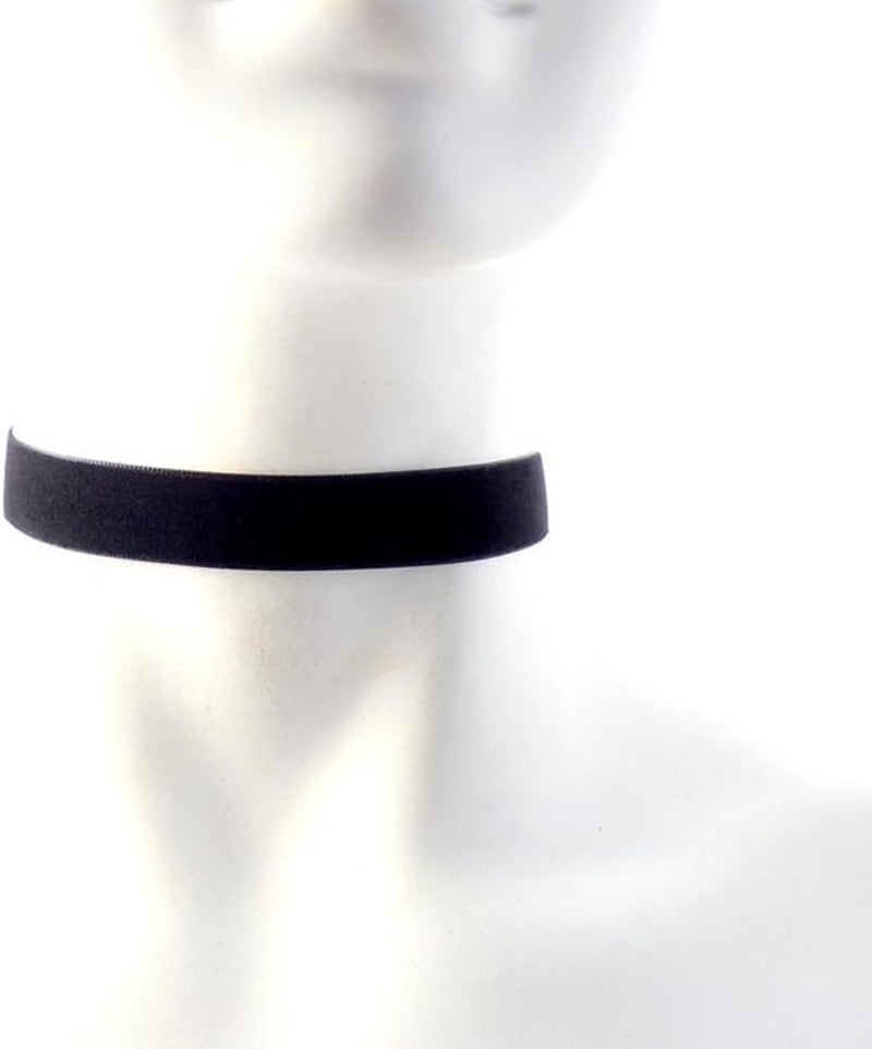 nylry Black Choker Necklace for Women Black Velvet Choker Set Black Choker Necklaces Classic Chokers for Women Adjustable Gothic Choker Accessories - Image 4